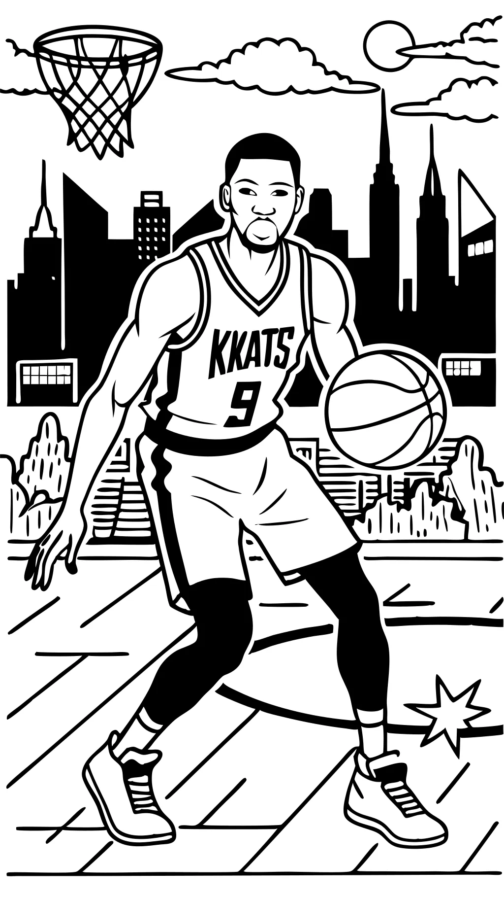 nba players coloring pages